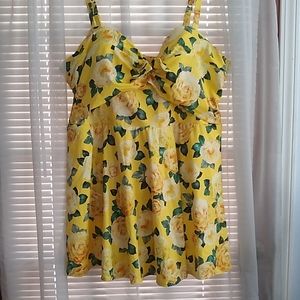Floral Torrid One-piece Swimsuit New Without Tags